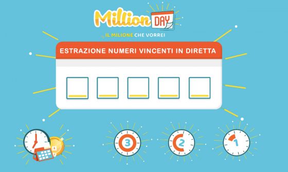 Estrazione MillionDAY 9 Marzo 2023: Numeri E Combinazione Extra