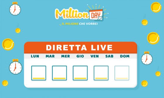 Million Day Di Sabato 15 Febbraio 2020: Schedina Numeri Vincenti