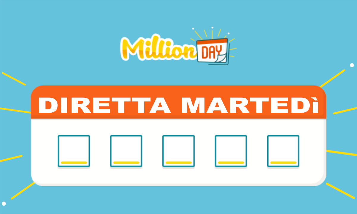 Estrazione MillionDAY di oggi 13 agosto 2024